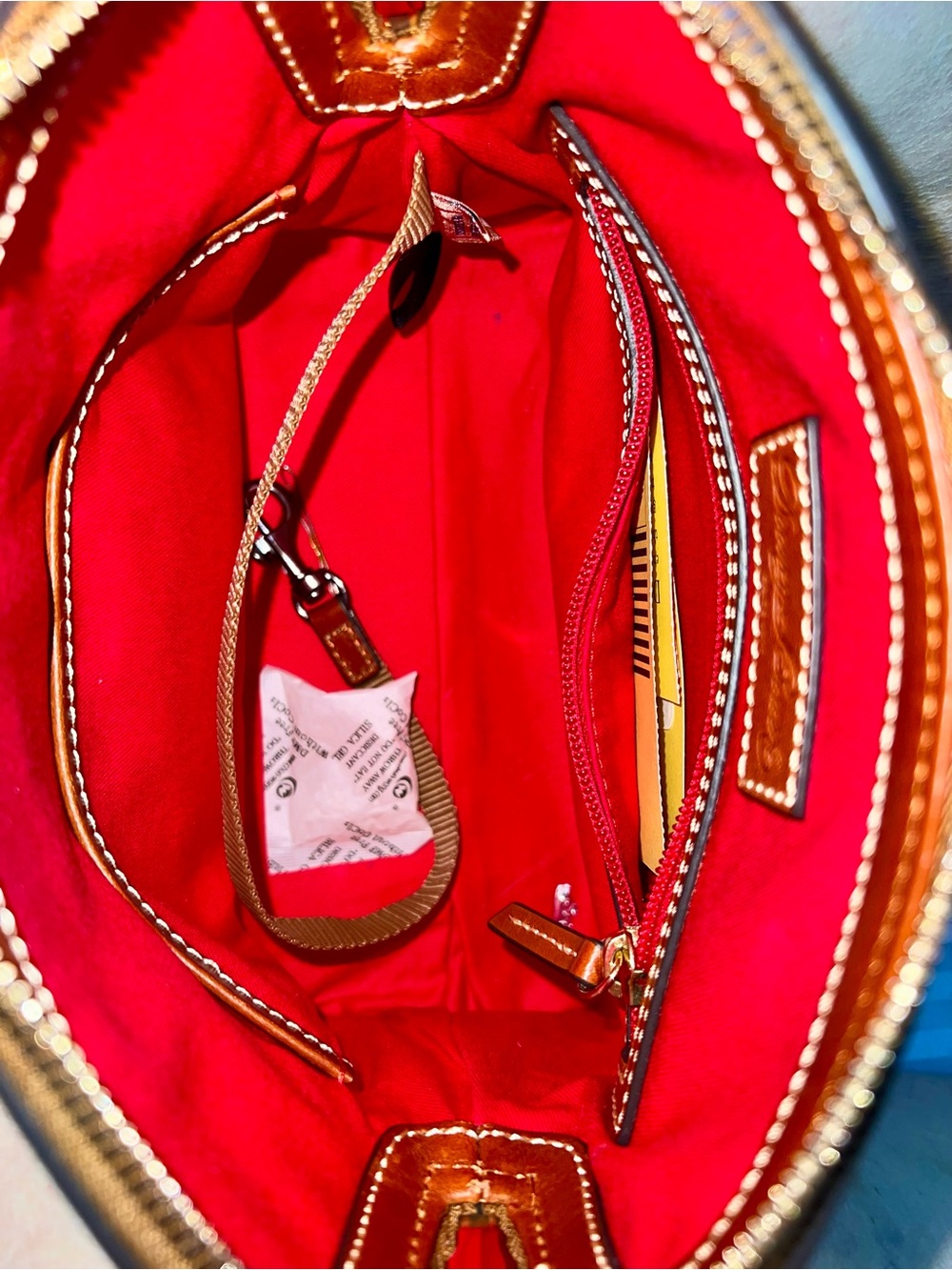 NWTs, Dooney & Bourke SPEARMINT Pebbled Leather Cameron X-Body & Matching Wallet - Picture 9 of 9